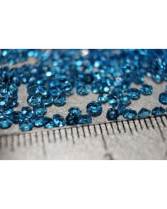 Aquamarine Glass Diamond Jewel 2.5mm 10g