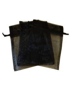 Black Organza Bags