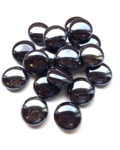 Coffee Opaque Glass Pebbles 2cm