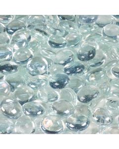 Clear Glass Pebbles IR 2cm