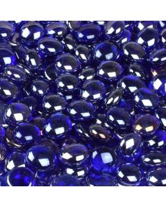 Deep Blue - Royal Blue glass pebbles 1kg
