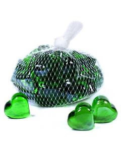 Green Glass Heart 500g