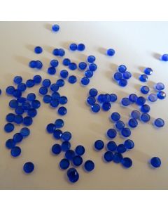 Clear Glass Faceted Domed Jewel 3.0mm 10g
