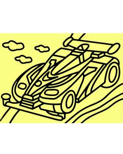 Sand Picture - Racing Car 20x15cm