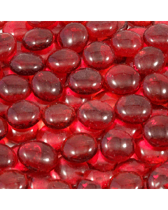 Red Glass Pebbles 2cm
