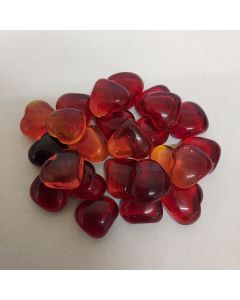 Red Glass Heart 500g