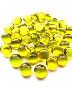 small Yellow glass Pebbles 1kg