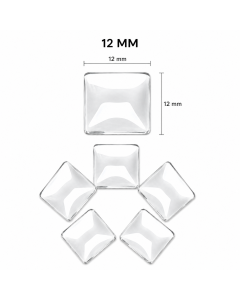 square cabochon 12mm