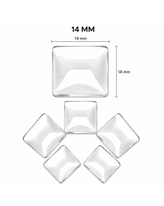 14mm Square Cabochon (5 pcs)