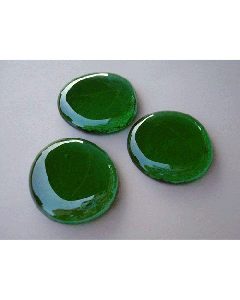 XL Green Glass Pebbles 1Kg