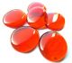XLarge Orange Glass Pebbles
